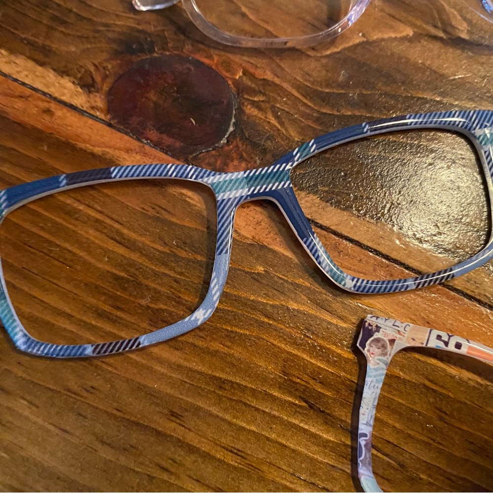 Pair Eyewear brand Kirby and Jessie Clear frames and 2 (non pair brand) toppers. - Picture 5 of 6